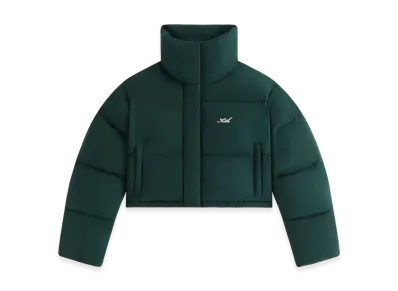 Kith Women Shae Cropped Denim Puffer "Stadium"