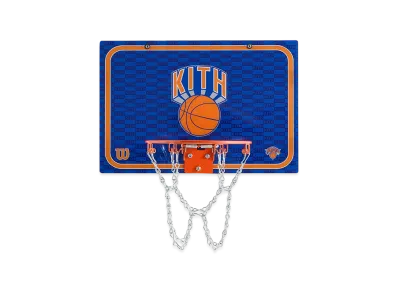 Kith x Wilson for the New York Knicks Mini Hoop "Navy/Orange"