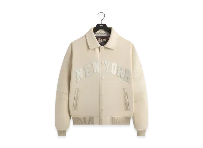 Kith x AVIREX for the New York Knicks Patrick Ewing Legend Jacket "Sandrift"