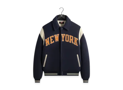 Kith x the New York Knicks Wool Varsity Jacket "Nocturnal"
