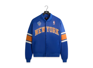 Kith x the New York Knicks Patrick Ewing Classic Satin Bomber Jacket "Current"