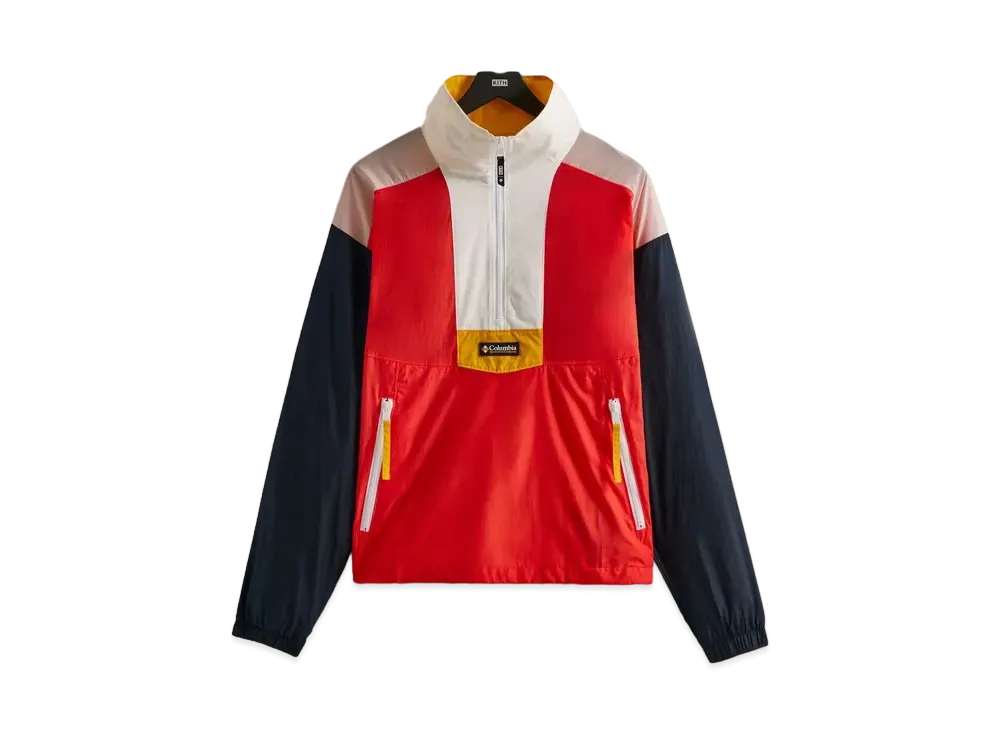 Kith x Columbia Riptide Windbreaker "Red Hibiscus"