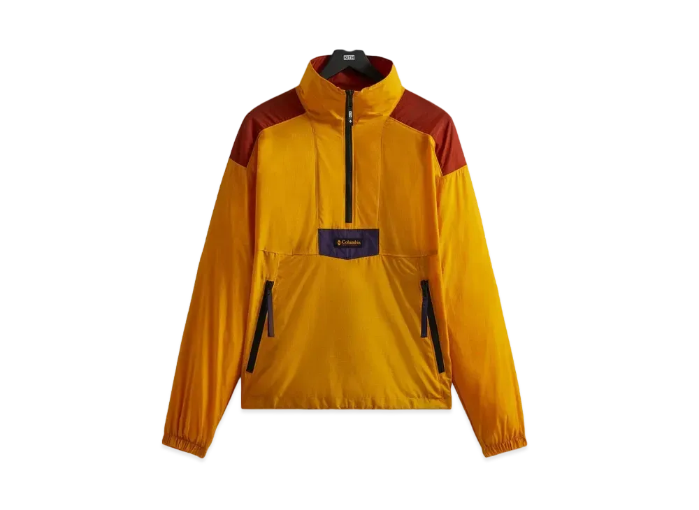 Kith x Columbia Riptide Windbreaker "Golden Yellow"