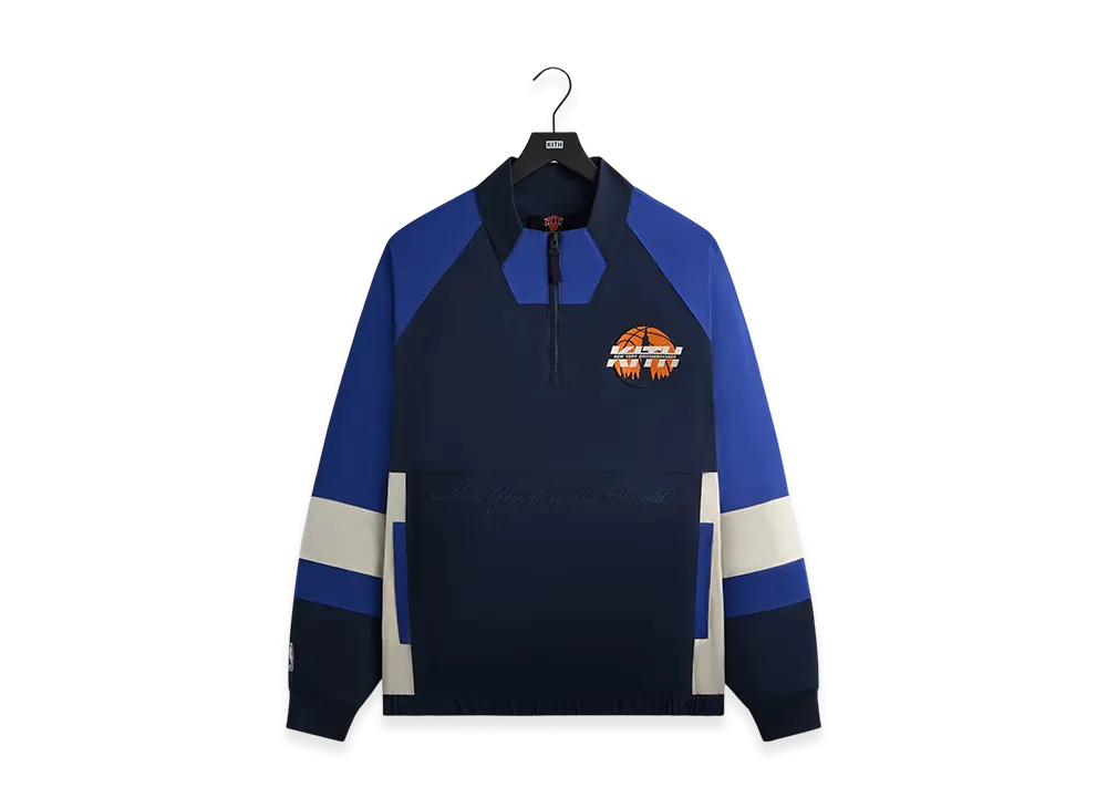 Kith x the New York Knicks Nylon Quarter Zip "Nocturnal"
