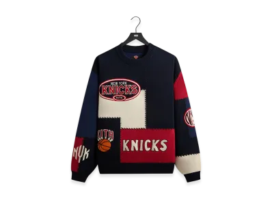 Kith x the New York Knicks Patchwork Crewneck Sweater "Nocturnal"