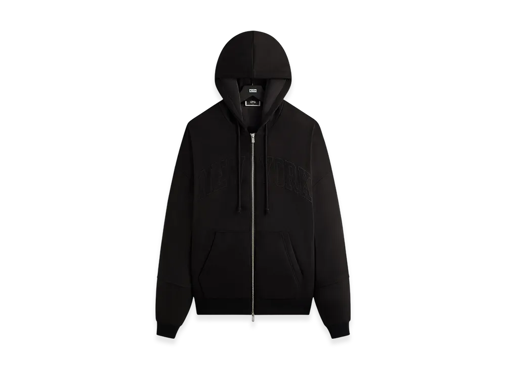 Kith x the New York Knicks Tonal Braxton Vintage Hoodie "Black"