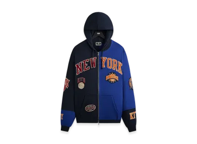 Kith x the New York Knicks Mash Up Braxton Vintage Hoodie "Nocturnal"