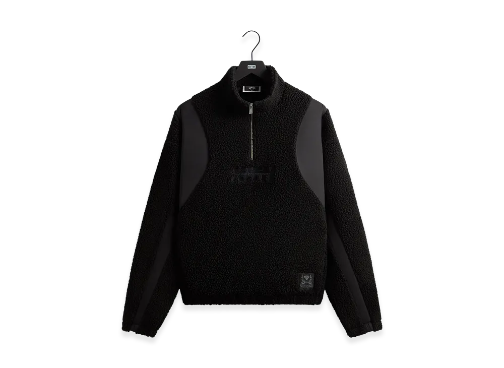 Kith x the New York Knicks New York Vintage Nelson Quarter Zip "Black"
