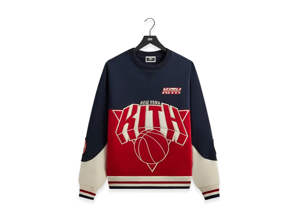 Kith x the New York Knicks Multicolor Vintage Crewneck "Nocturnal"