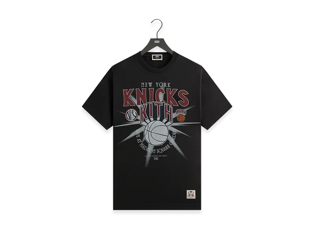Kith x the New York Knicks Madison Square Garden Burst Jones Tee "Black"