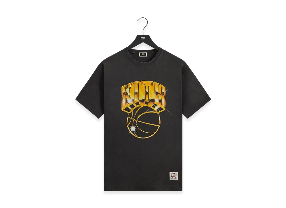 Kith x the New York Knicks Gold Vintage Jones Tee "Black"