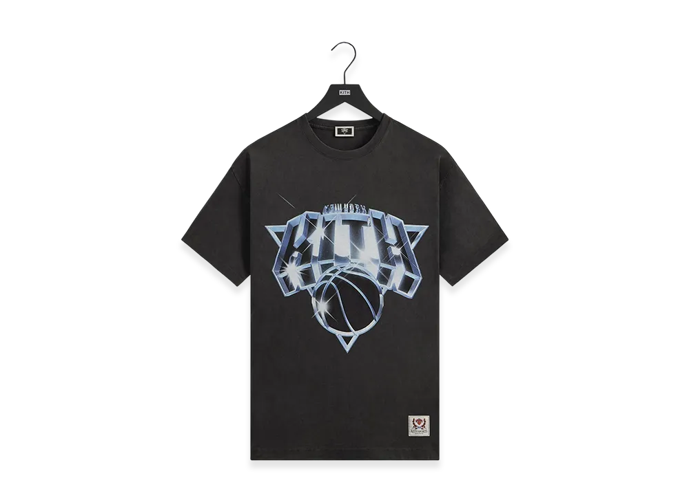 Kith x the New York Knicks Chrome Vintage Jones Tee "Black"