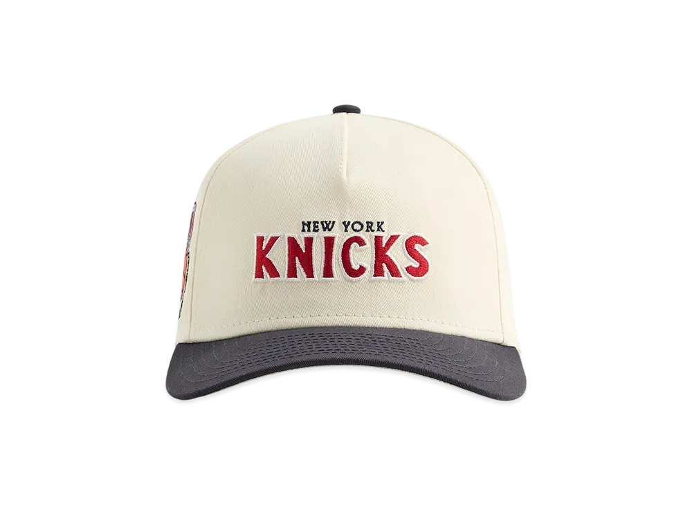 Kith x New Era for the New York Knicks Twill 9FORTY M Crown Snapback "Sandrift"