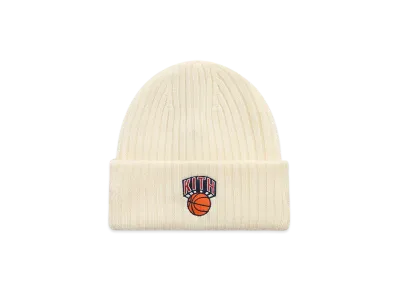 Kith x New Era for the New York Knicks Knit Beanie "Sandrift"
