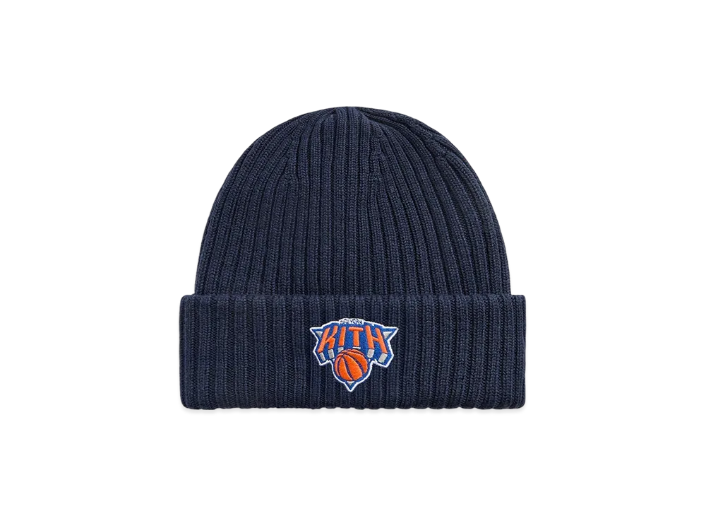 Kith x the New York Knicks Superman Logo Beanie "Nocturnal"
