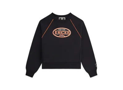 Kith Kids for the New York Knicks Raglan Nelson Crewneck "Black"