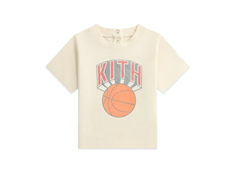 Kith Baby for the New York Knicks Tee "Sandrift"