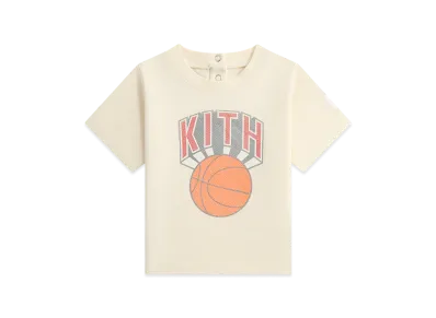 Kith Baby for the New York Knicks Tee "Sandrift"
