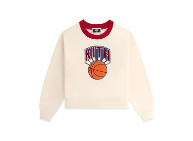 Kith Kids for the New York Knicks Nelson Crewneck "Sandrift"