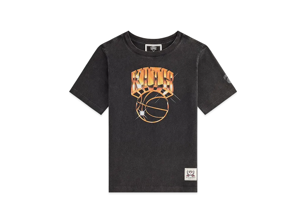 Kith Kids for the New York Knicks Gold Vintage Tee "Black"