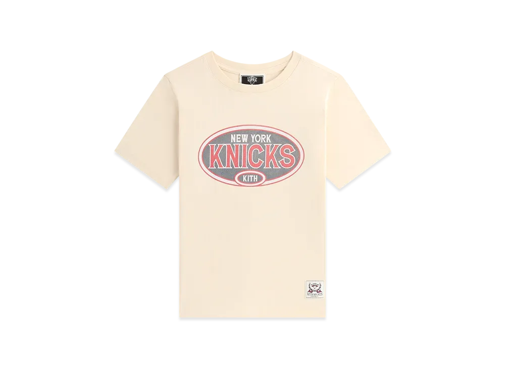 Kith Kids for the New York Knicks NY Vintage Tee "Sandrift"