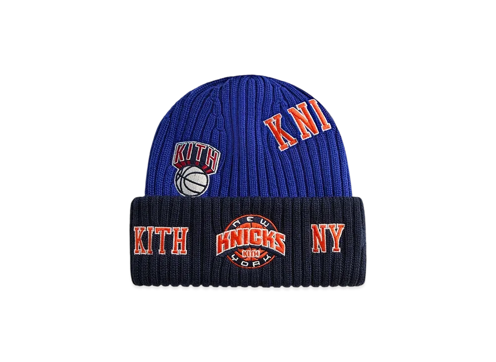 Kith Kids for the New York Knicks Knit Beanie "Royal"