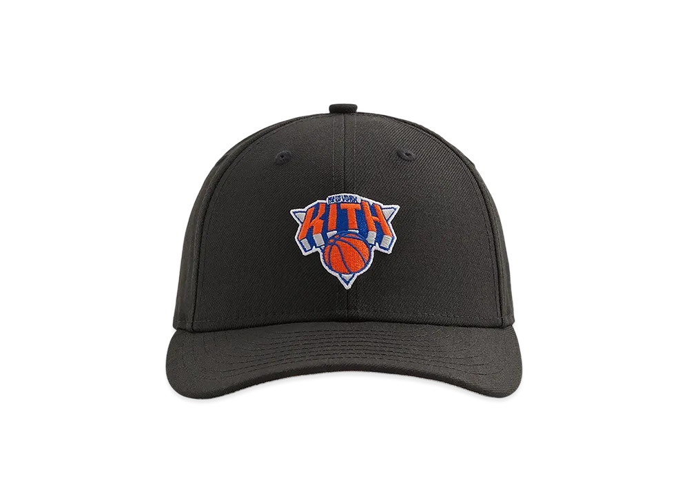 Kith x New Era for the New York Knicks Logo 59FIFTY Low Profile Fitted Cap "Black"