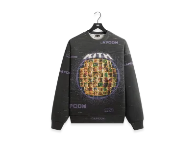 Kith x Marvel vs. Capcom Character Select Vintage Nelson Crewneck "Black"