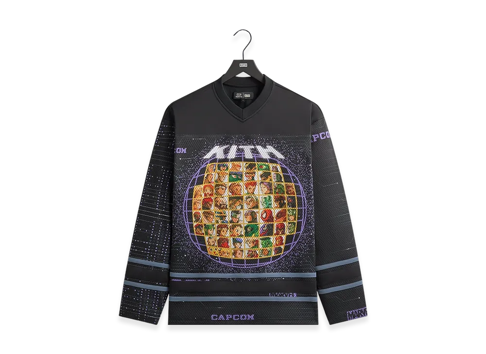 Kith x Marvel vs. Capcom Character Select Malik Jersey "Black"