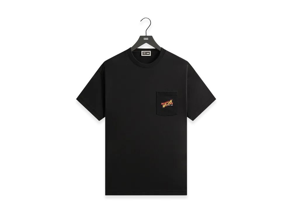 Kith x Marvel vs. Capcom World Vintage Pocket Tee "Black"