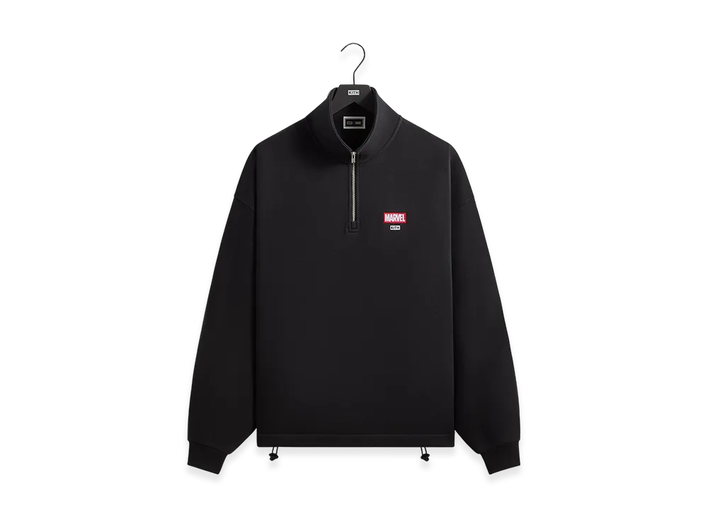 Kith x Marvel Wolverine Nelson Quarter Zip "Black"