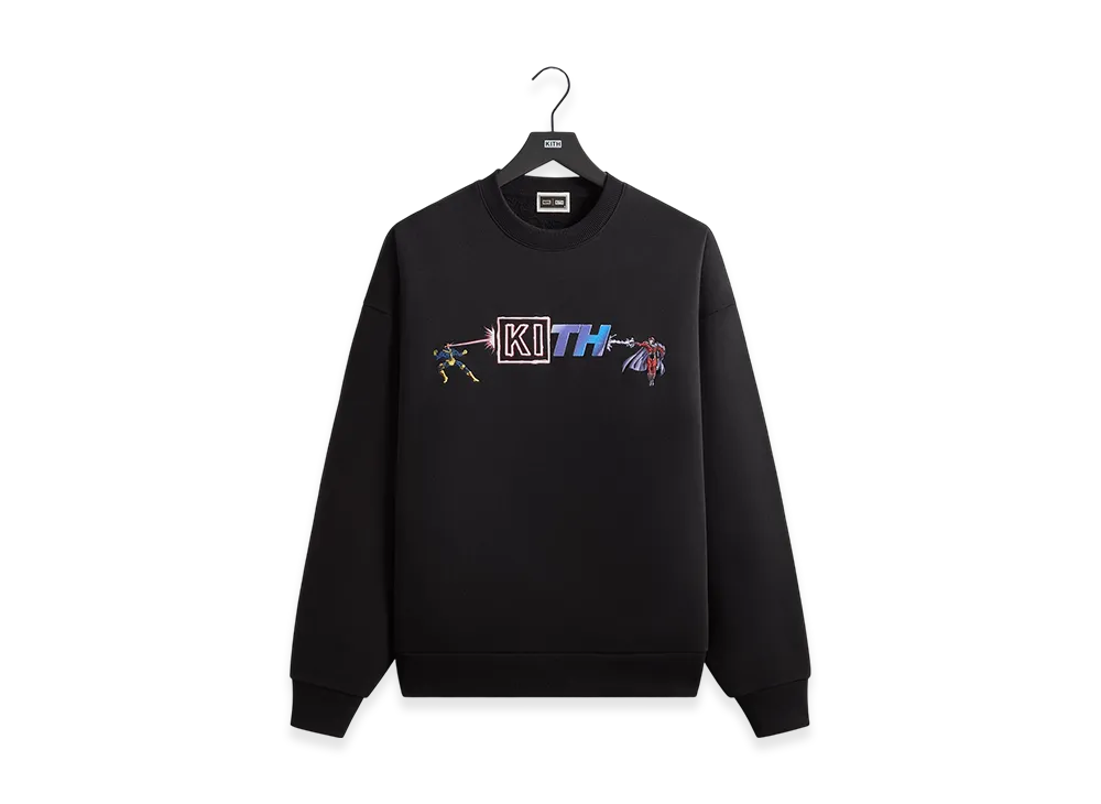 Kith x Marvel Clash Vintage Nelson Crewneck "Black"