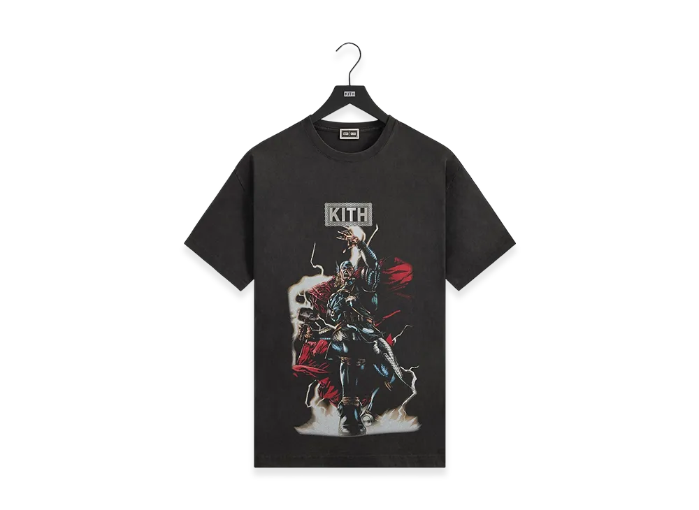Kith x Marvel Thor Vintage Tee "Black"