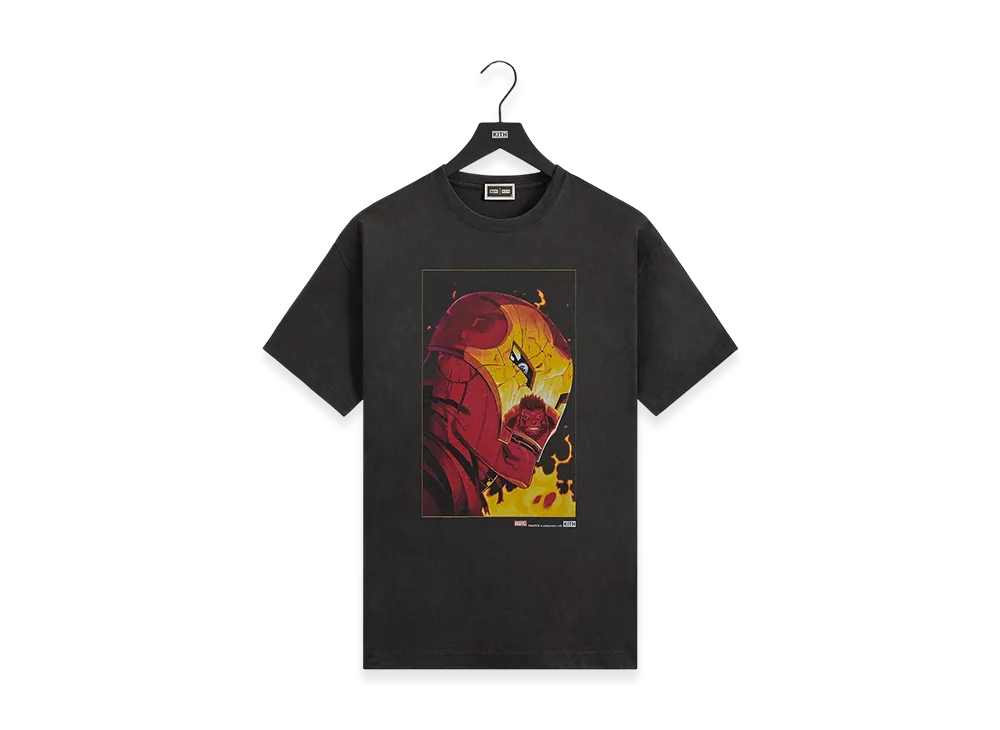 Kith x Marvel Red Hulk Vintage Tee "Black"
