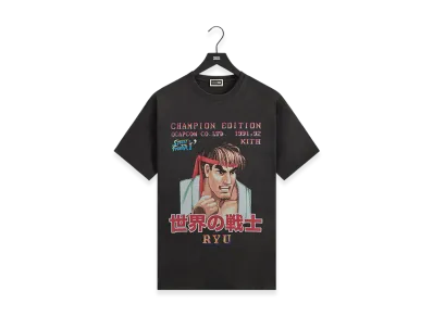 Kith x Capcom Ryu Champion Edition Vintage Tee "Black"