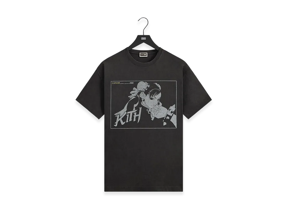 Kith x Capcom Chun Li Vintage Tee "Black"