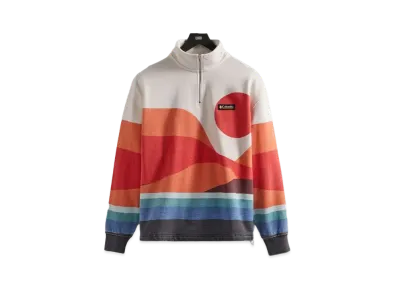 Kith x Columbia Quarter Zip "Red Hibiscus"