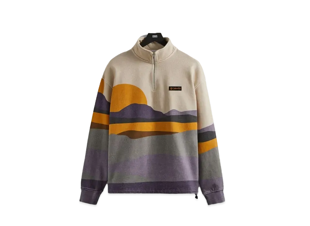 Kith x Columbia Quarter Zip "Cyber Purple"