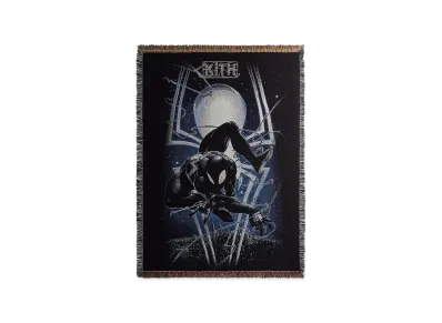 Kith x Marvel Spider-Man Tapestry Blanket "Black"