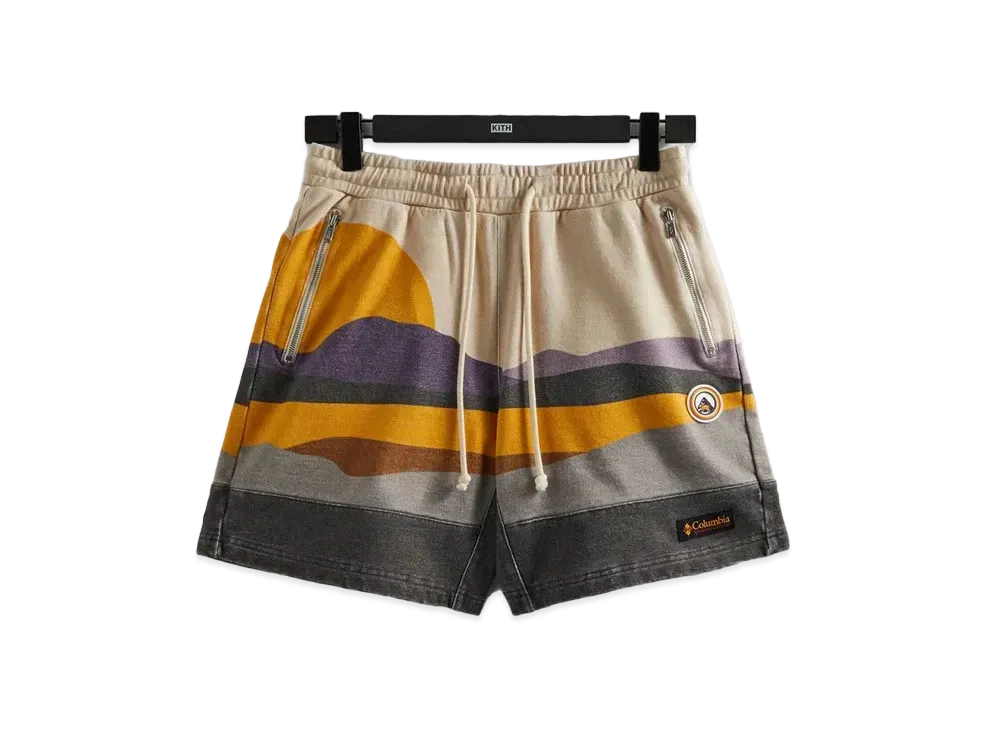 Kith x Columbia Fleece Short "Cyber Purple"