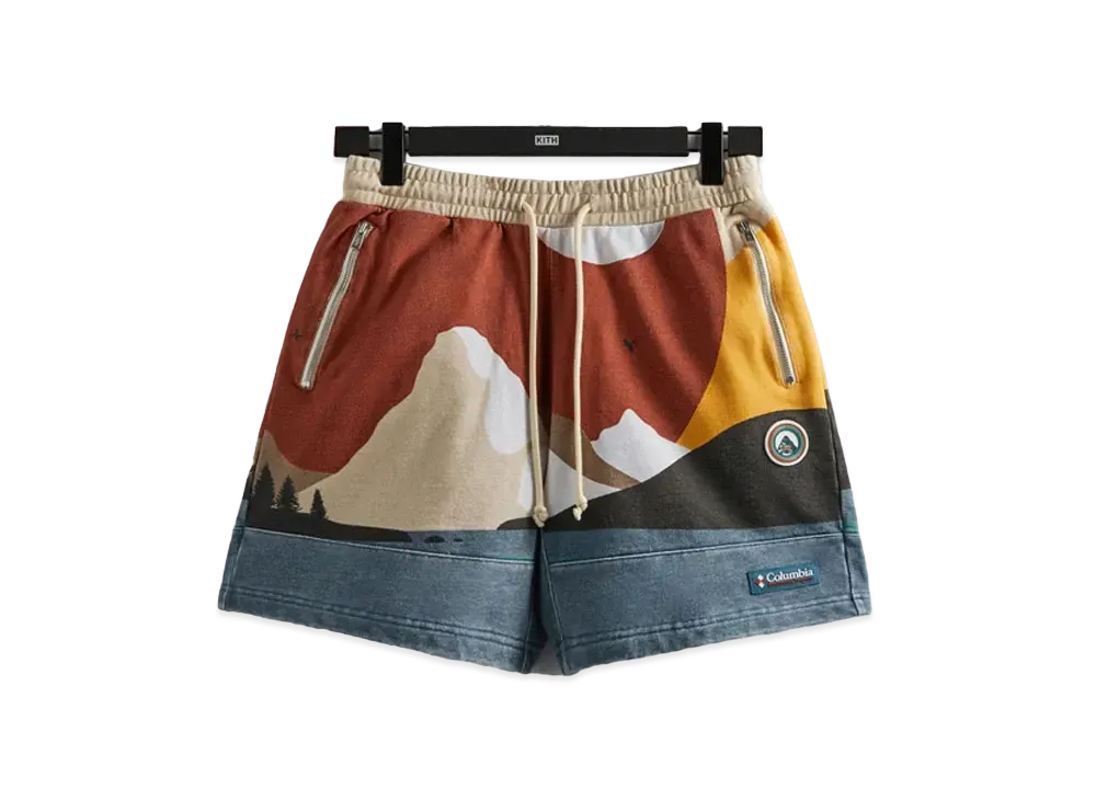 Kith x Columbia Fleece Short "Sanguine"