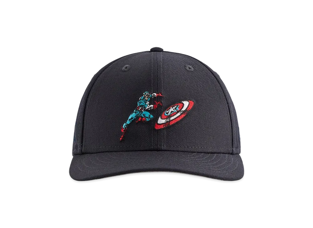 Kith x Marvel for New Era Captain America Low Profile 59FIFTY Fitted Cap "Nocturnal"