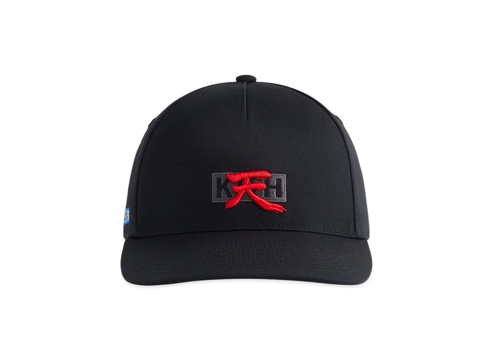 Kith x Capcom for New Era Akuma Twill Bay Low Pinch Crown Snapback "Black"