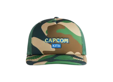 Kith x Capcom Camo Nolan Trucker Hat "Camo"
