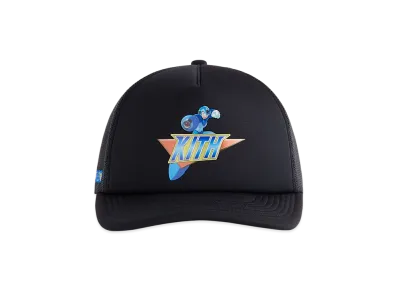 Kith x Capcom Mega Man Nolan Trucker Hat "Black"