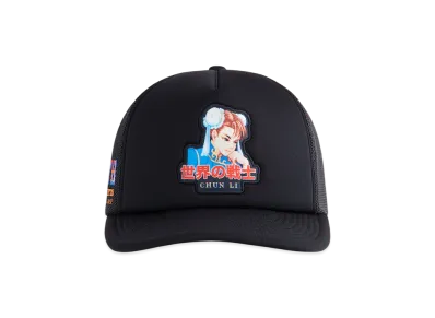 Kith x Capcom Chun Li Nolan Trucker Hat "Black"