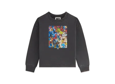Kith x Marvel vs. Capcom Kids Clash of Super Heroes Vintage Tee "Black"