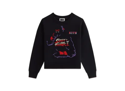 Kith x Capcom Kids Ryu Nelson Crewneck "Black"