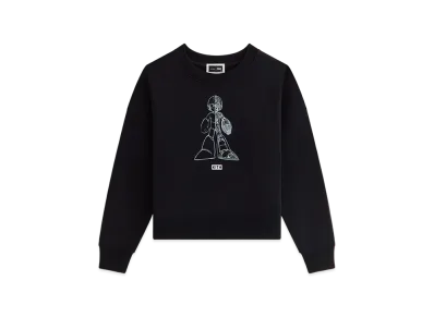 Kith x Capcom Kids Megaman Sketch Nelson Crewneck "Black"