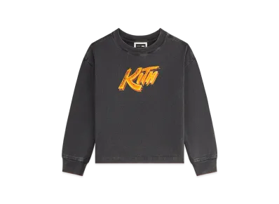 Kith x Capcom Kids Street Fighter Flame Vintage Tee "Black"